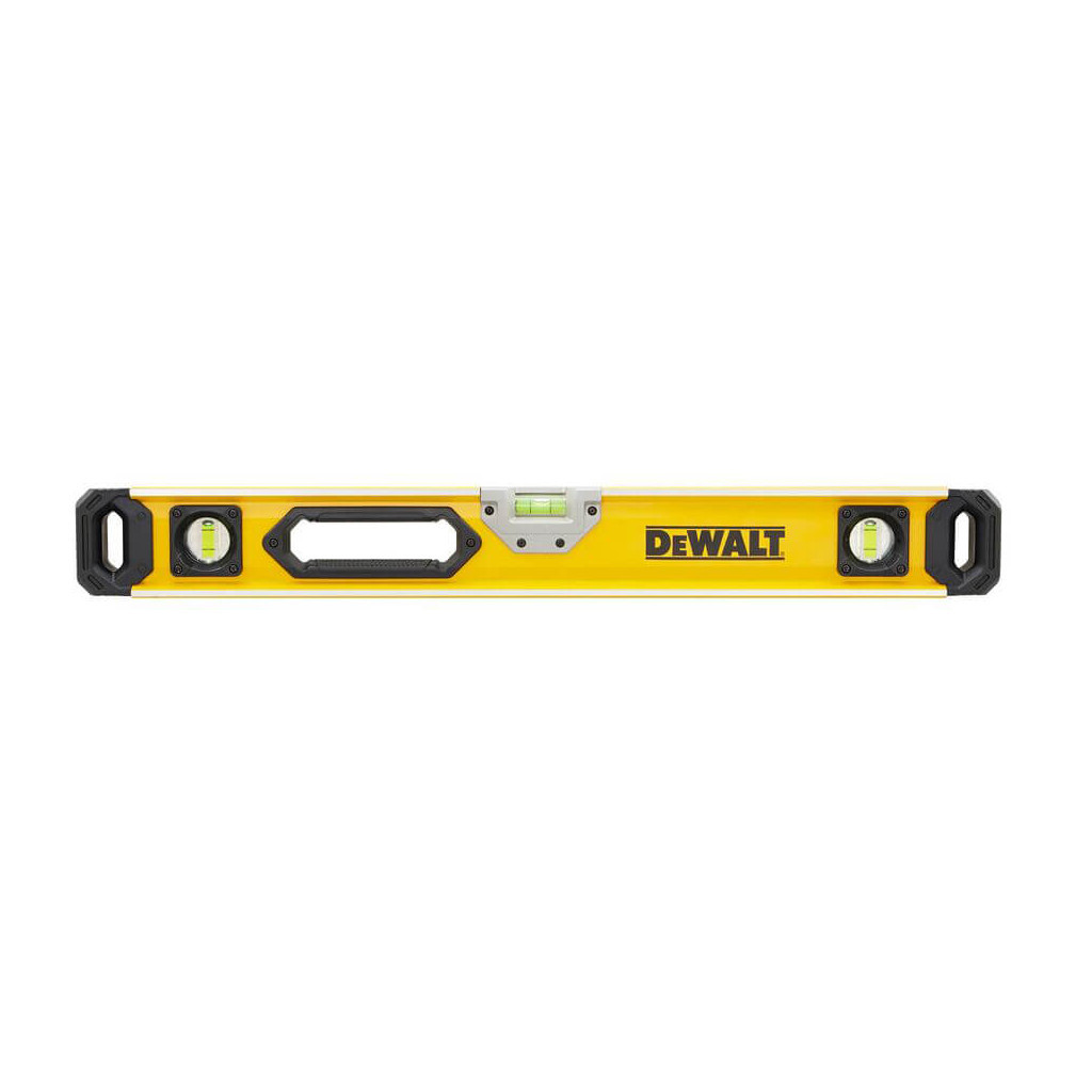 Рівень DeWALT BOX BEAM LEVELS, алюмінієвий, 3 капсули, 600 мм (DWHT0-43224) - зображення 1