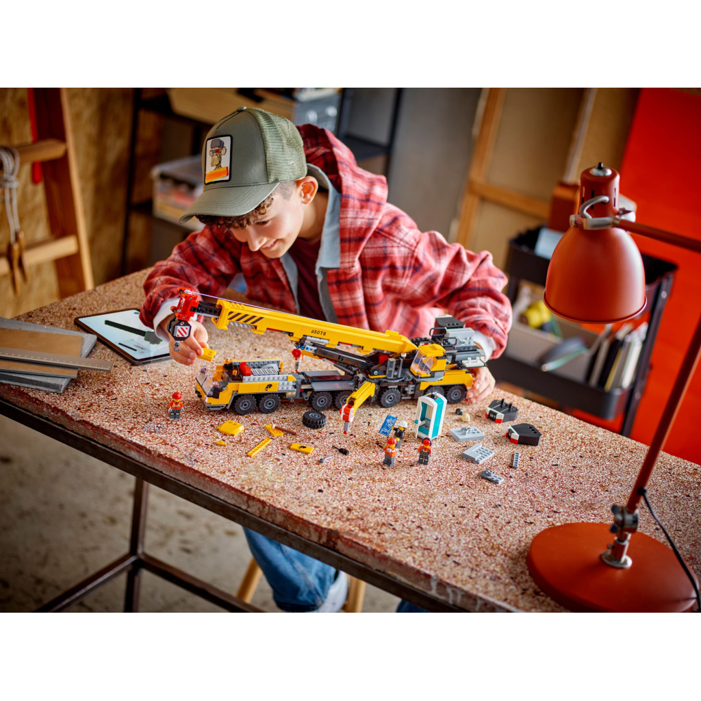 Конструктор LEGO City Жовтий пересувний будівельний кран (60409) - зображення 12