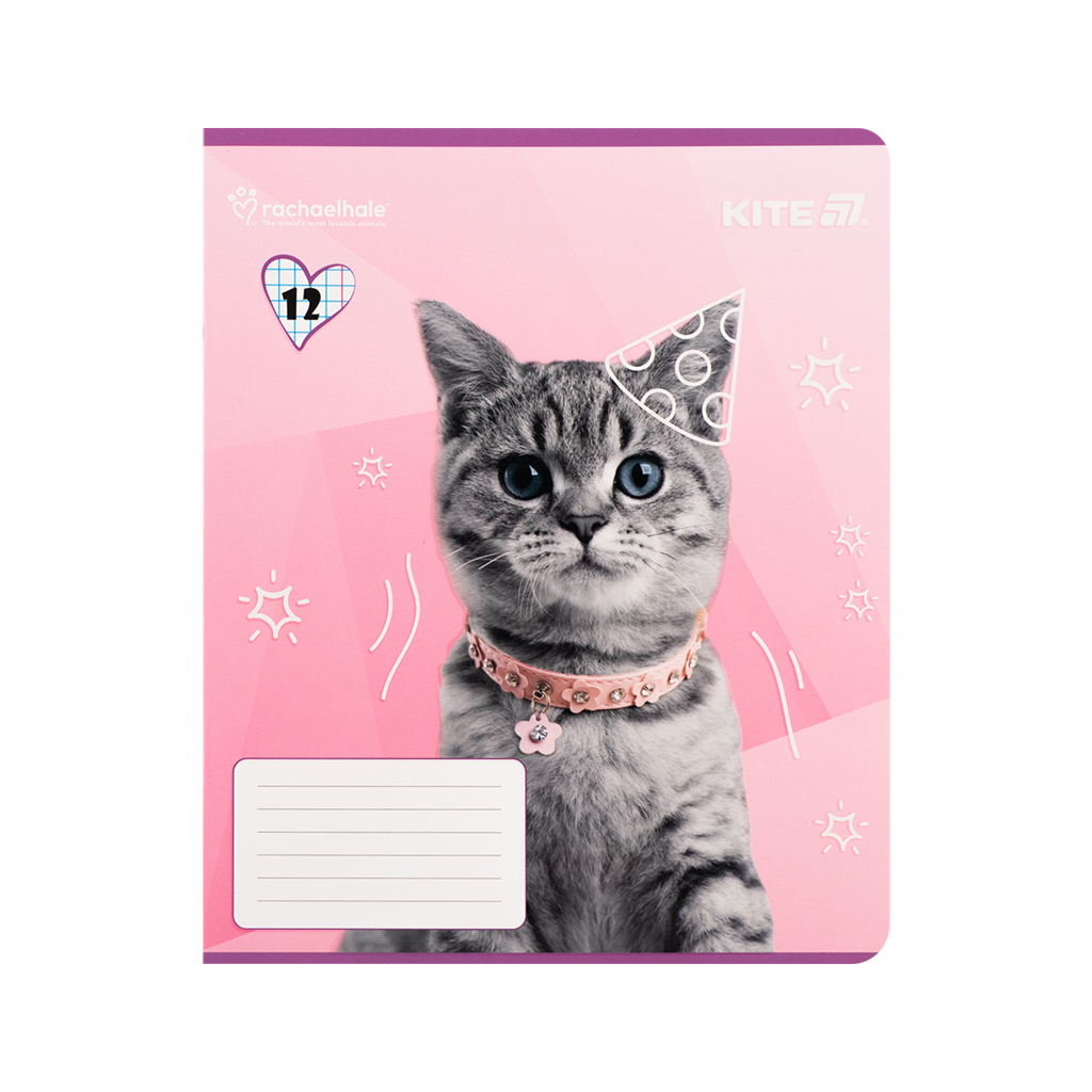 Зошит Kite Rachael Hale, 12 аркушів, клітинка (R25-232) - зображення 3