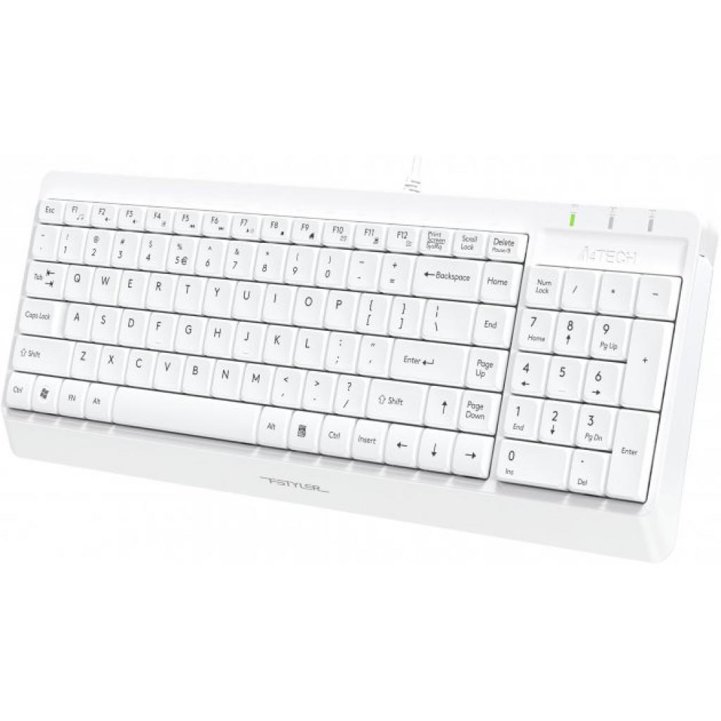Клавіатура A4Tech FK15 White (4711421956888) - зображення 5