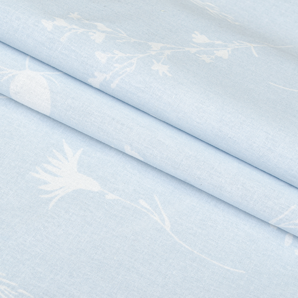 Постільна білизна Home Line Волошки білі на блакитному бязь полуторна (173307) - зображення 2