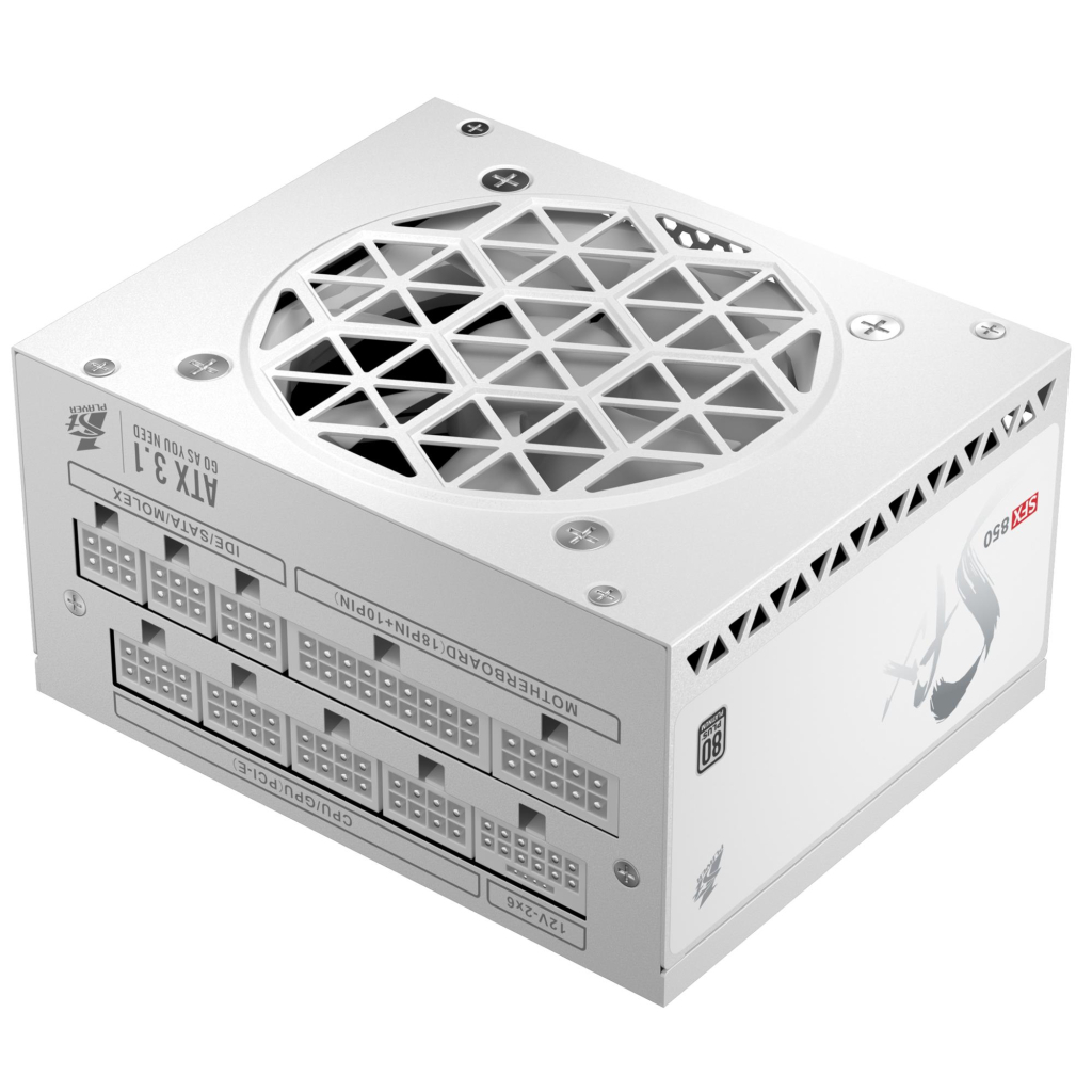 Блок живлення 1stPlayer 850W PS-850SFX White (SFX-GLD-850-WH-EU) - зображення 1