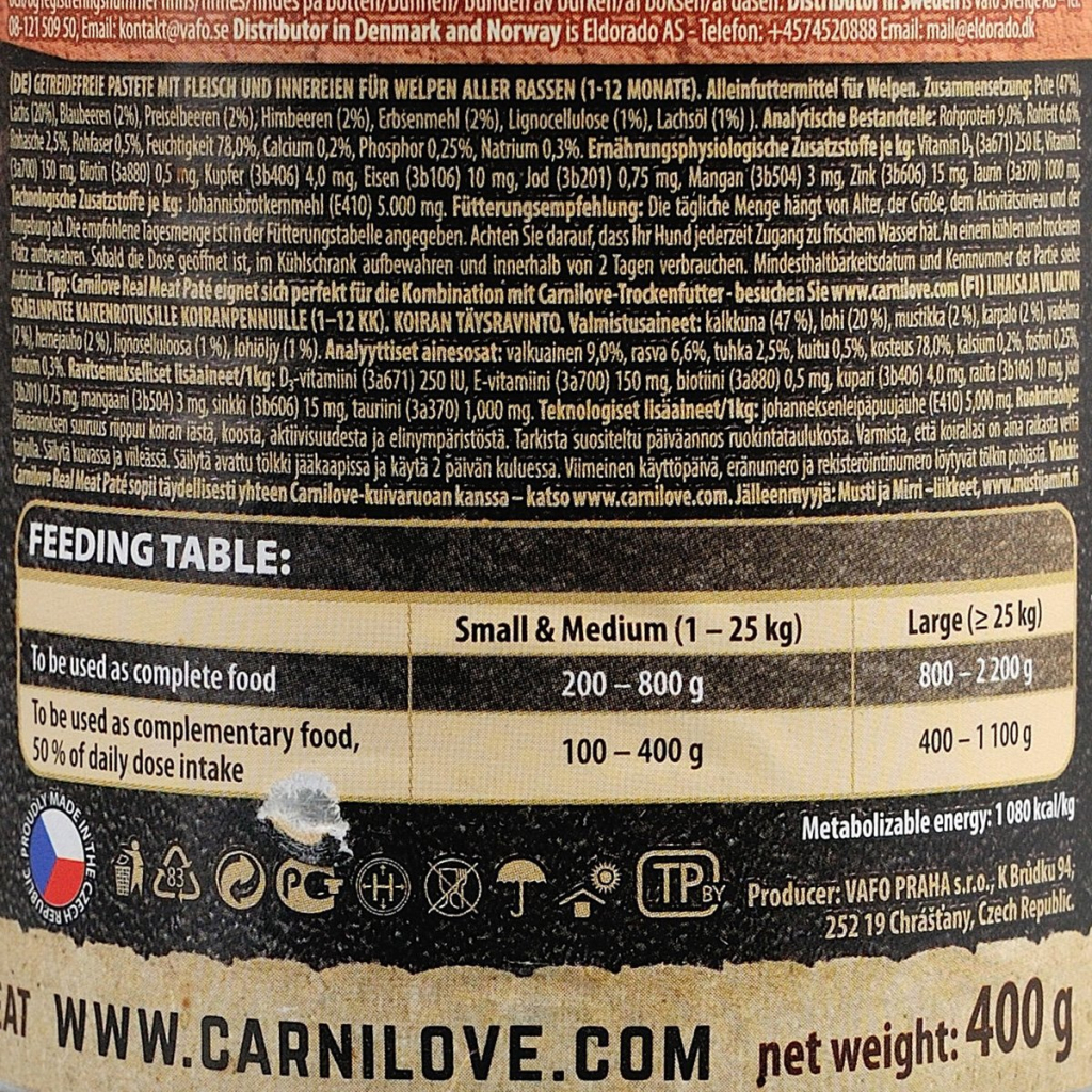 Вологий корм для собак Carnilove з лососем та індичкою 400 г (8595602529254) - зображення 3