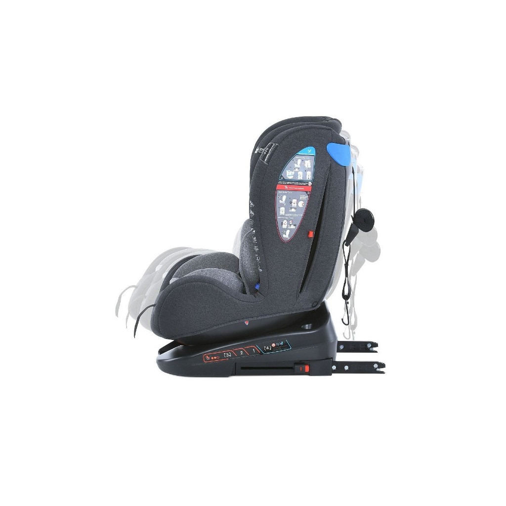 Автокрісло El Camino ME 1114 Everest Light Grey (ME 1114 light grey) - зображення 6