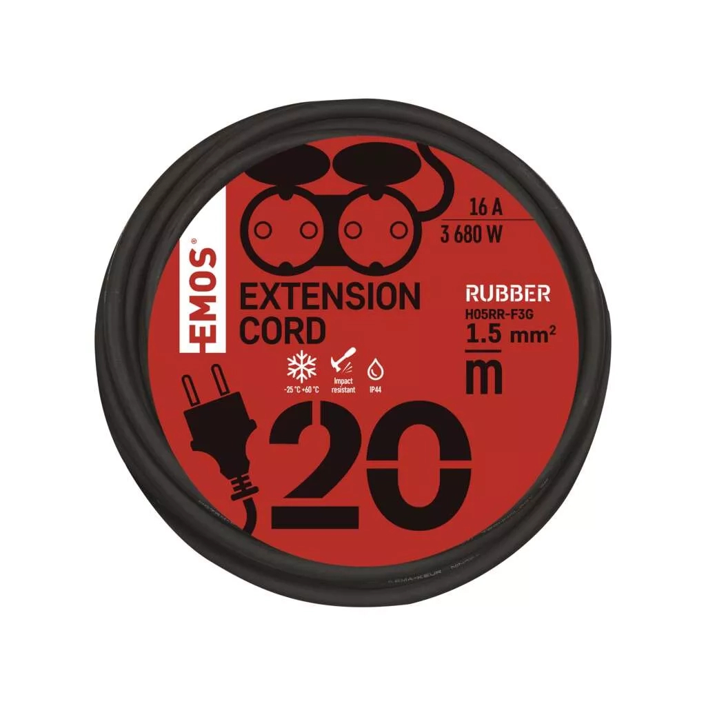 Мережевий подовжувач EMOS P0703 - зображення 3