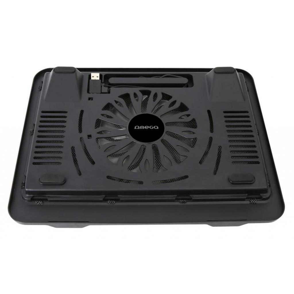 Підставка до ноутбука Omega WIND Laptop Cooler Pad Black (OMNCPWB) - зображення 2