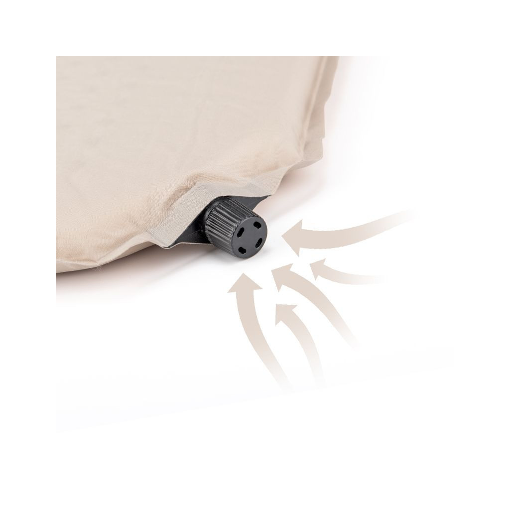 Туристичний килимок Naturehike Самонадувний двомісний NH20DZ002 30 мм бежевий (6927595775134) - зображення 2