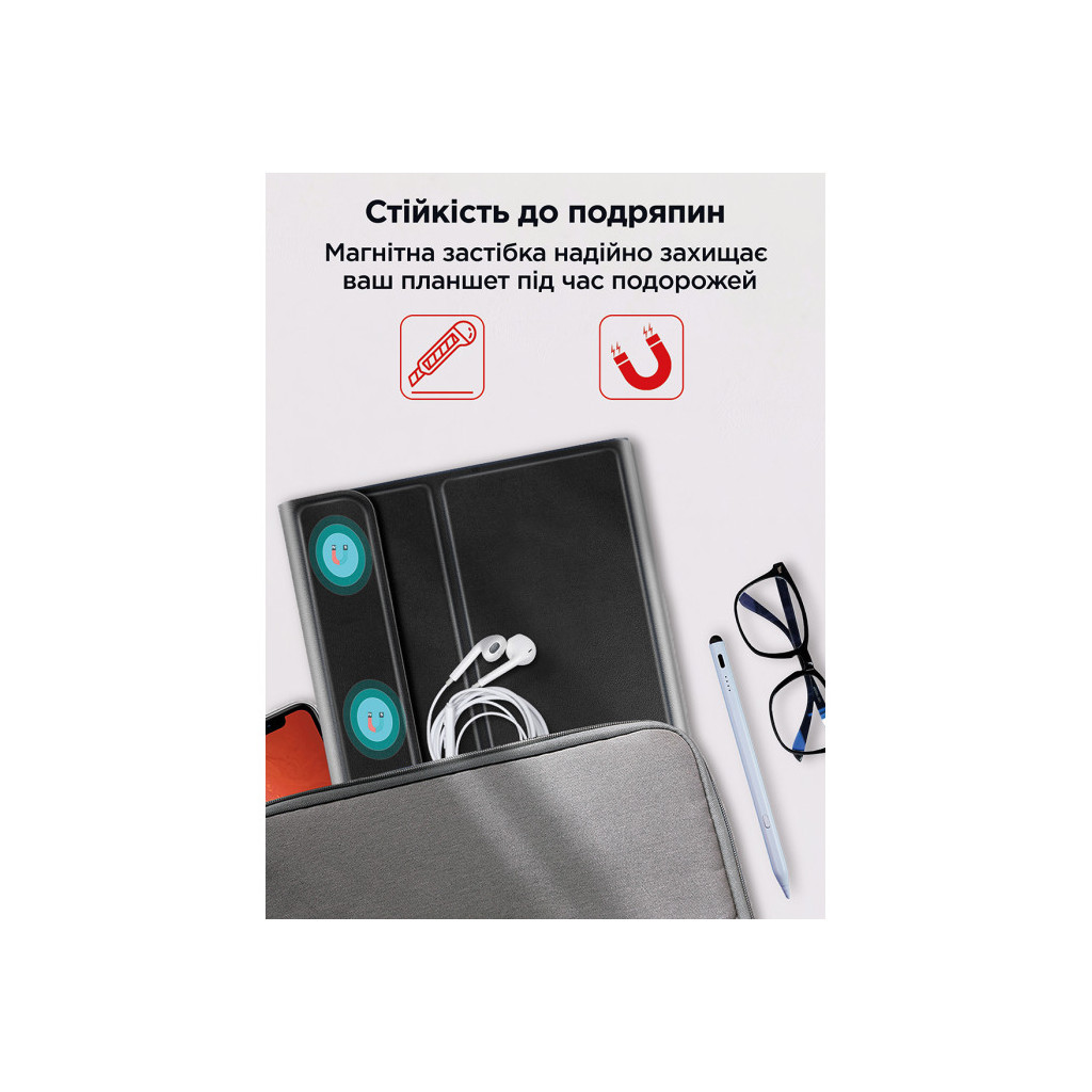 Чохол до планшета AirOn Premium Lenovo Tab M10 Plus 3rd Gen 2022 10.6 " BT Keyboard (4822352781084) - зображення 11