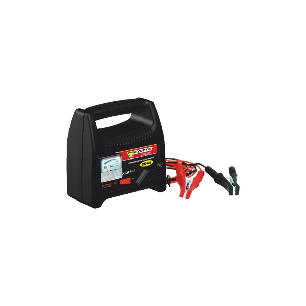 Зарядний пристрій для автомобільного акумулятора Forte CD-6A (49333) - изображение 1