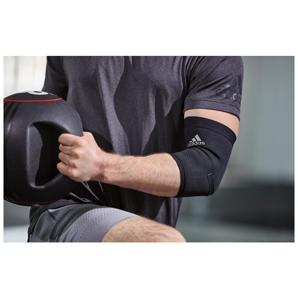 Фіксатор ліктя Adidas Performance Elbow Support ADSU-13332 Чорний M (885652007610) - зображення 6