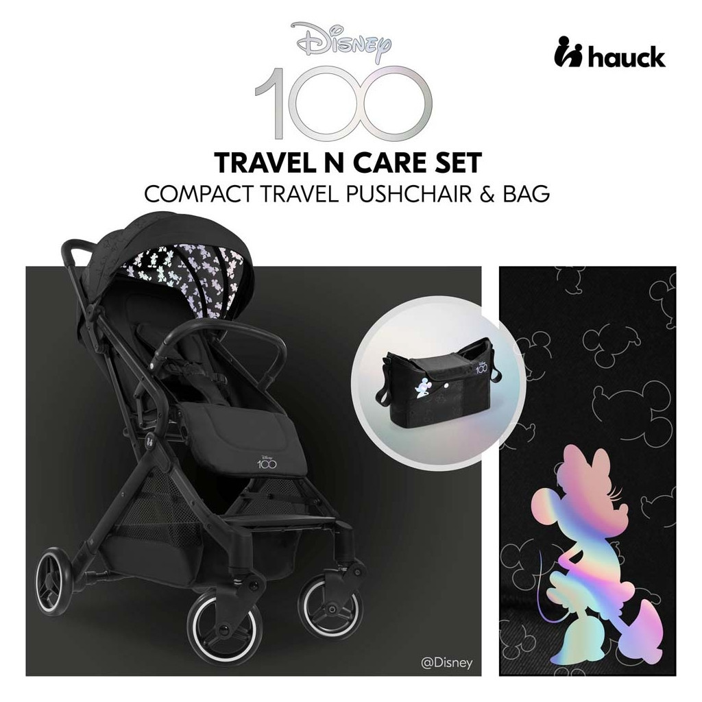 Коляска Hauck Travel N Care Disney 100 Black + органайзер (16023-7) - зображення 6