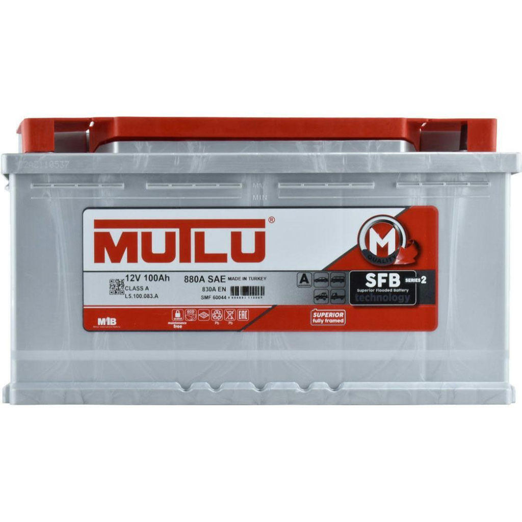Акумулятор автомобільний MUTLU 6СТ-100 (0) SFB L5.100.083.A - зображення 1