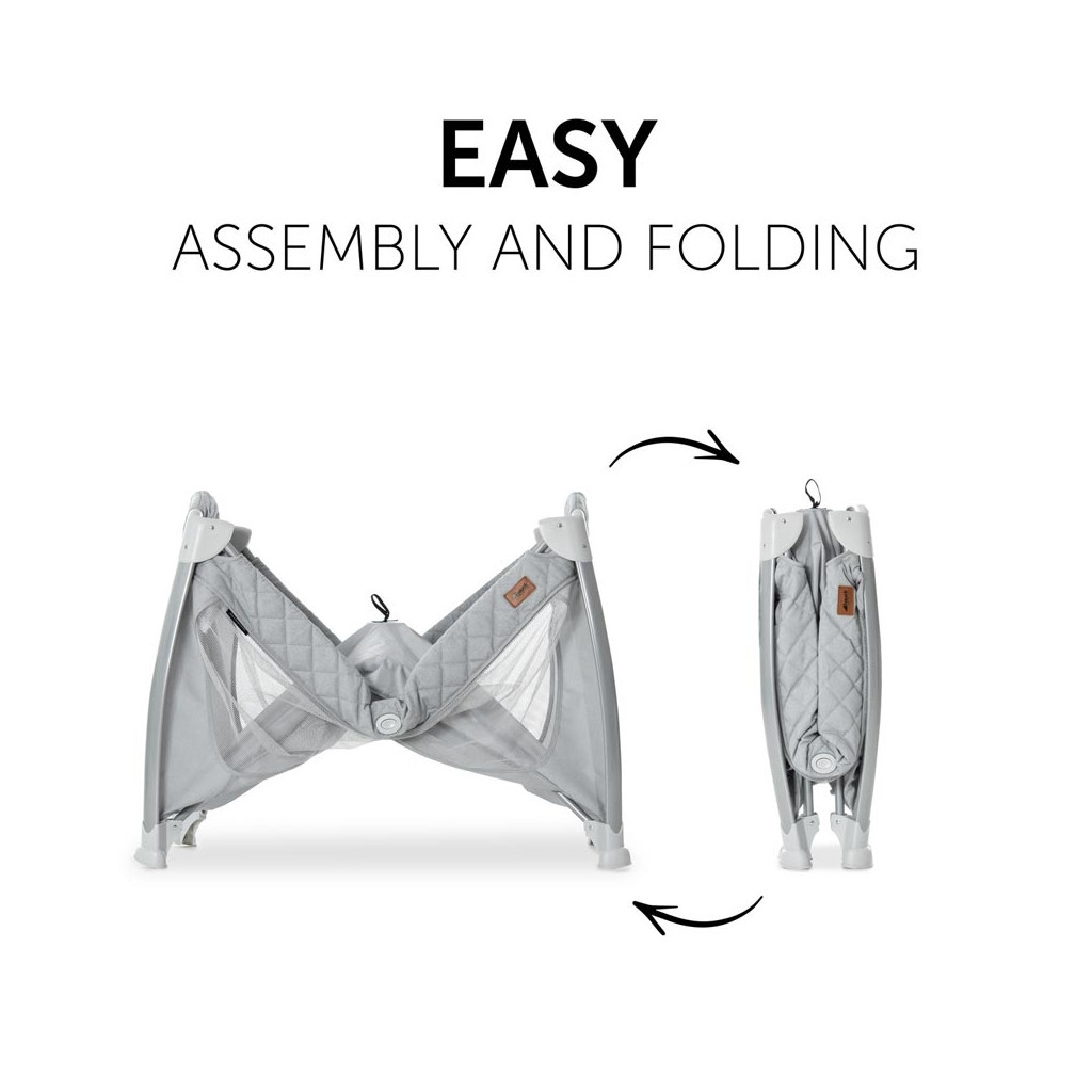 Дитячий манеж Hauck Play N Relax Quilted Grey (60011-5) - зображення 7