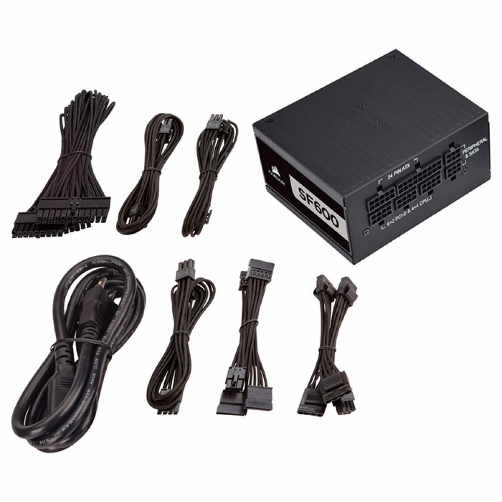 Блок живлення Corsair 600W SF600 (CP-9020182-EU) - изображение 6