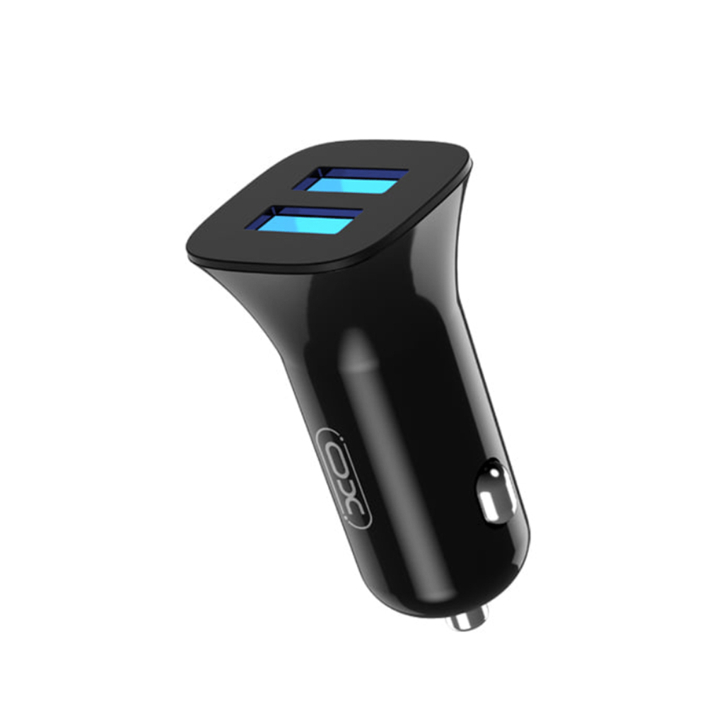 Зарядний пристрій XO TZ10 2.4A/2 USB + Micro USB Black (XO-TZ10-MC-BK) - зображення 2