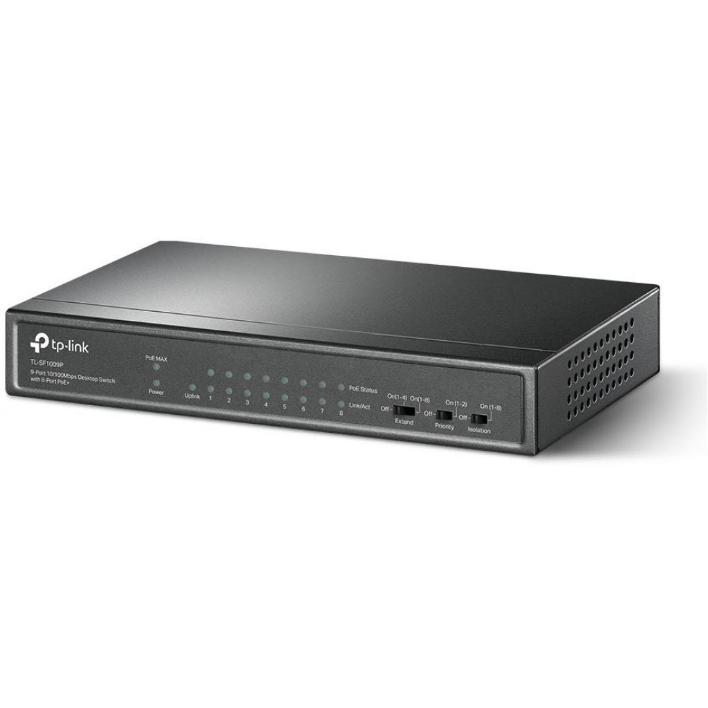 Комутатор мережевий TP-Link TL-SF1009P - зображення 2