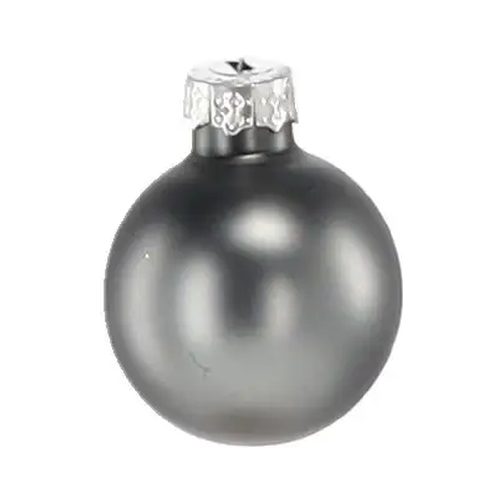 Ялинкова іграшка Chomik скляні кульки 11 шт, 3 см, колір мікс срібний, білий (5900779882195) - изображение 6