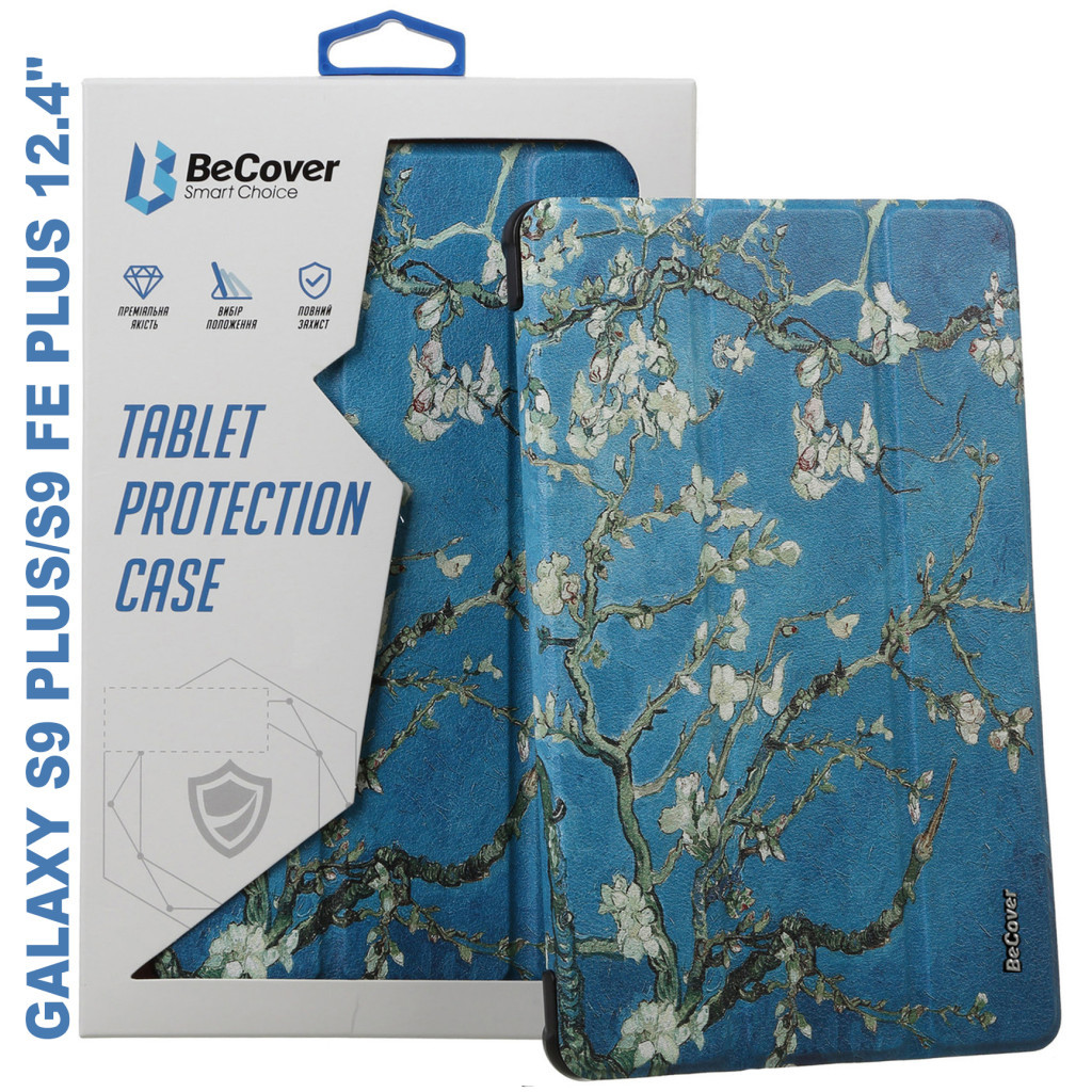 Чохол до планшета BeCover Smart Case Samsung Tab S9 Plus (SM-X810/SM-X816)/S9 FE Plus (SM-X610/SM-X616) 12.4" Spring (710383) - зображення 1