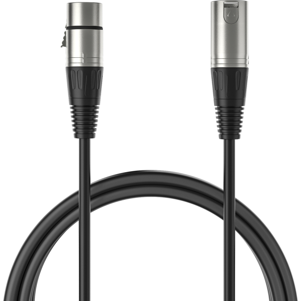 Мікрофонний кабель Fifine XLR Male to Female Black 1.8 м (L9C) - picture 2