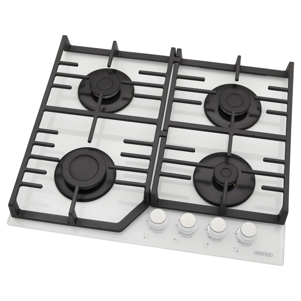 Варочна поверхня Eleyus IMPREZA 60 WH CF - зображення 3