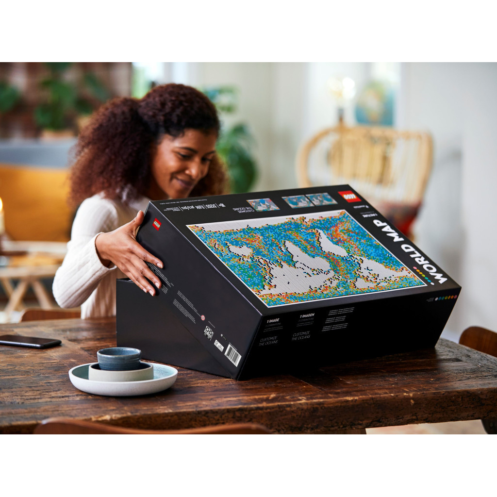 Конструктор LEGO Art Карта світу 11695 деталей (31203) - зображення 9