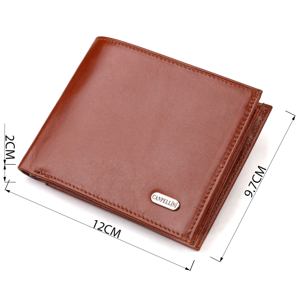 Гаманець Canpellini З натуральної шкіри Коричневий (21862) - зображення 3
