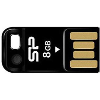 USB флеш накопичувач Silicon Power 8Gb Touch T02 black (SP008GBUF2T02V1K) - зображення 1