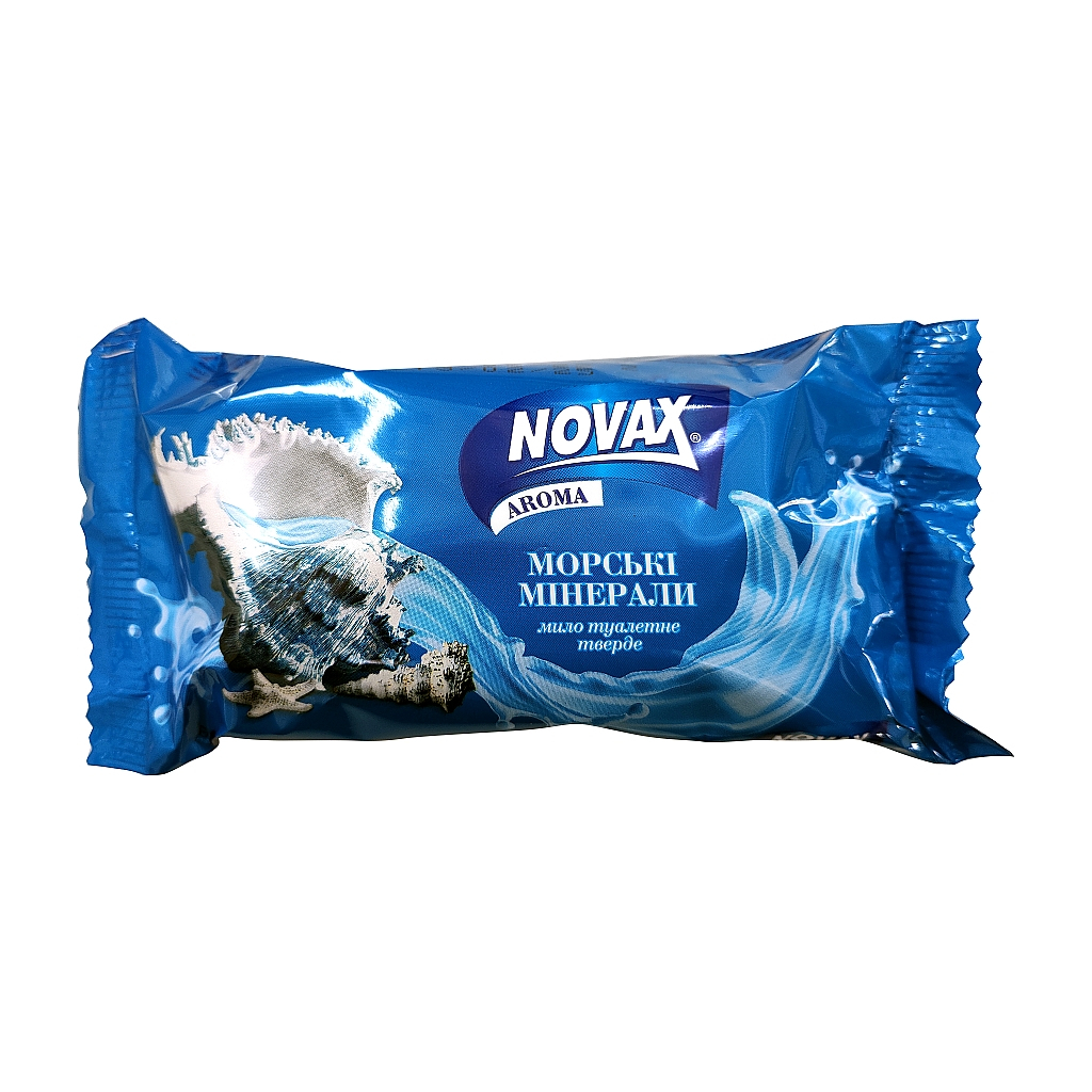 Тверде мило Novax Aroma Морські мінерали 140 г (4820195509470) - зображення 1
