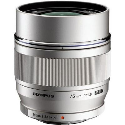 Об'єктив Olympus ET-M7518 75mm 1:1.8 Silver (V311040SE000) - зображення 3