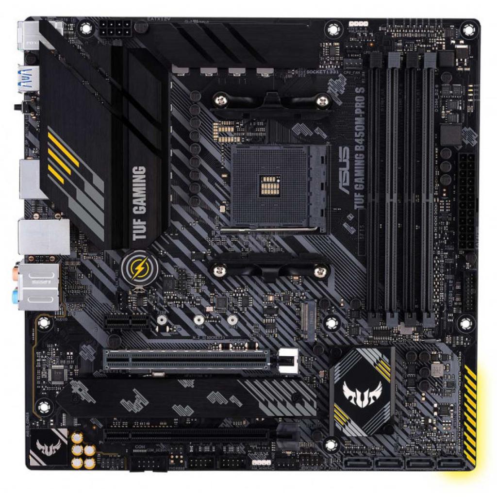 Материнська плата ASUS TUF GAMING B450M-PRO S - зображення 2