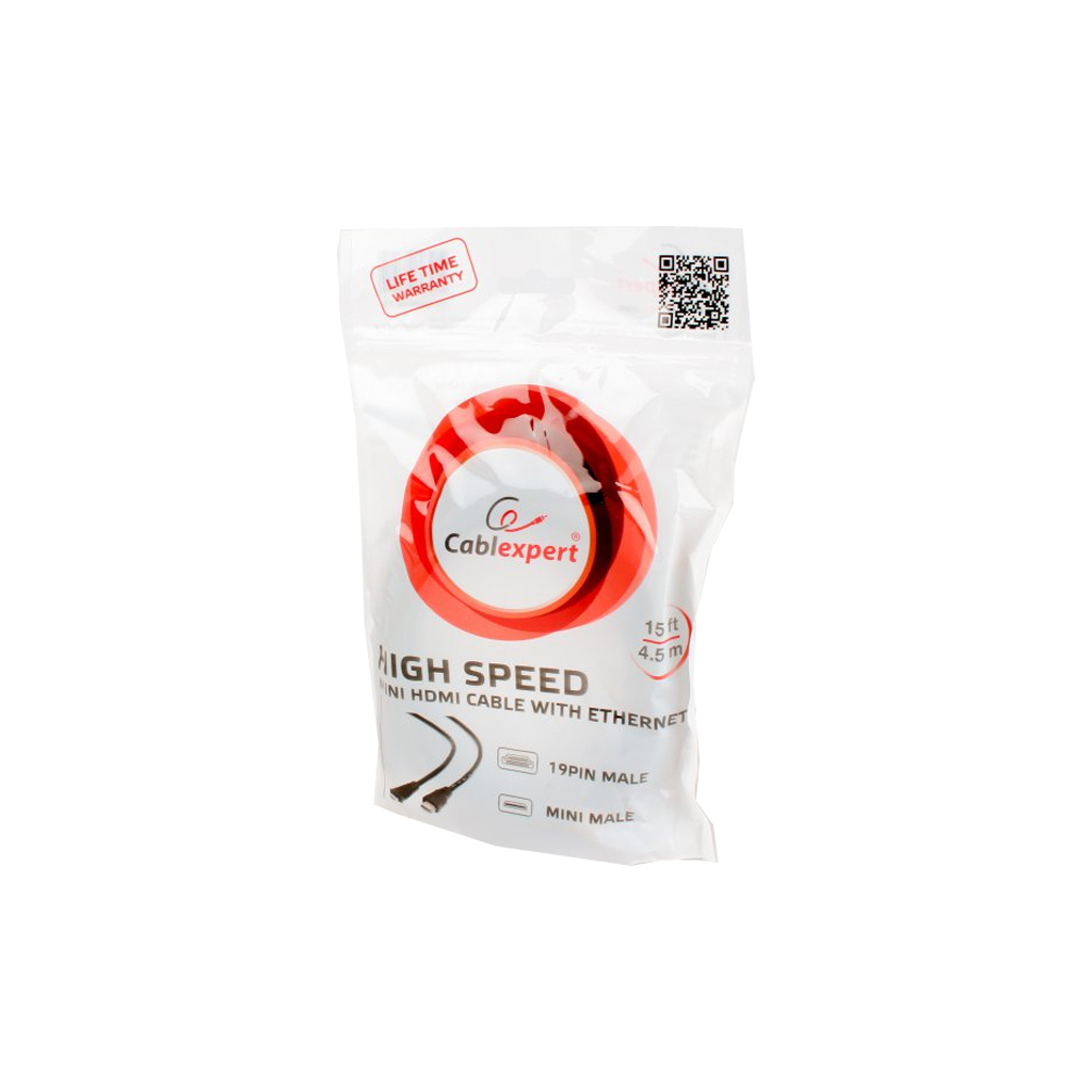 Кабель мультимедійний HDMI M to HDMI mini M 1.8m Cablexpert (CC-HDMI4C-6) - зображення 2