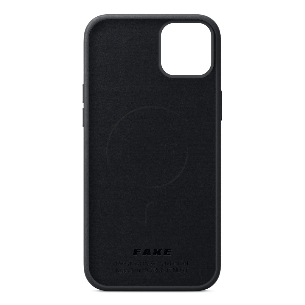 Чохол до мобільного телефона Armorstandart FAKE Leather Case Apple iPhone 14 Plus Black (ARM64394) - зображення 2