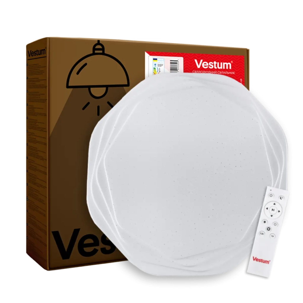 Світильник Vestum ROSE зоряне небо 80W 3000К-6500К з ДК (VS-91018) - зображення 1