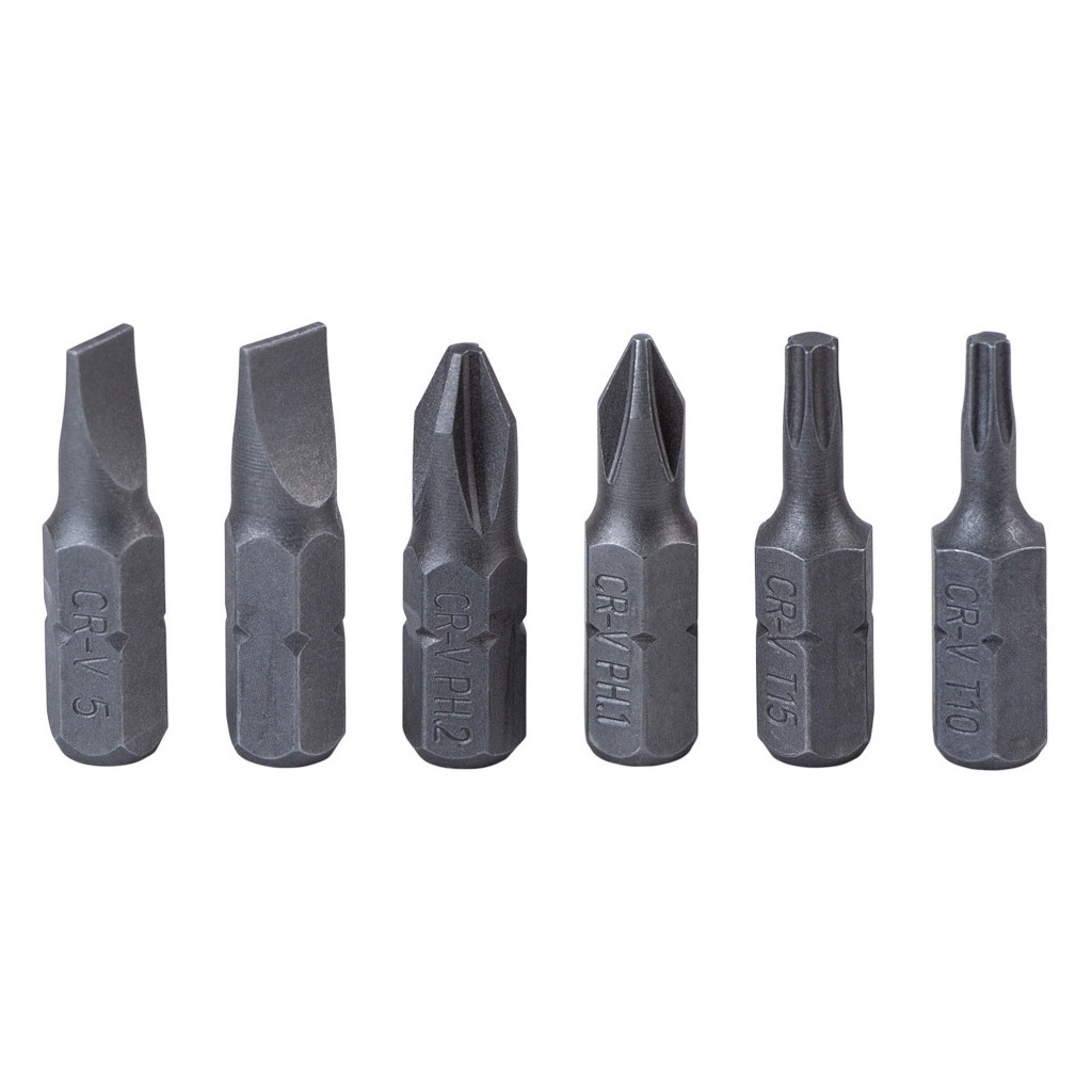 Набір викруток Sigma з реверсом MINI c бітами 6шт CrV (4001811) - изображение 6