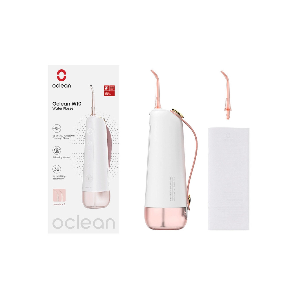 Іригатор Oclean W10 Pink NEW-2 NOZZLES (6970810555752) - зображення 1