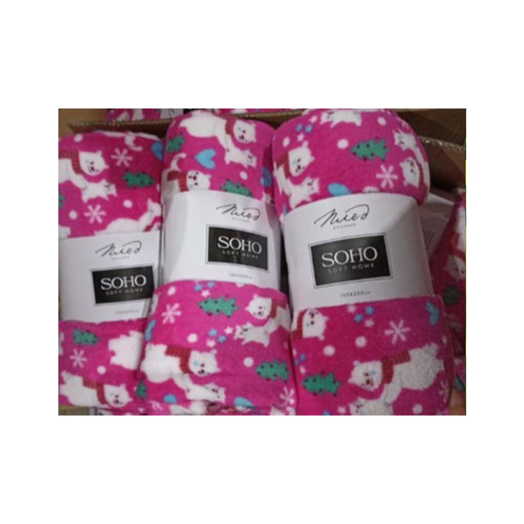 Плед Soho 150x200 см Christmas bears (тонкий) (1063К) - зображення 1