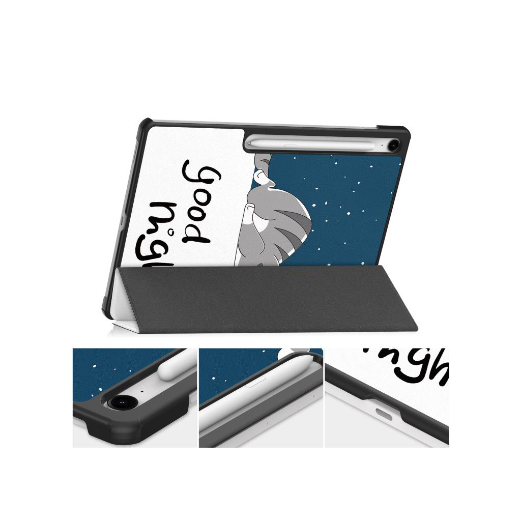 Чохол до планшета BeCover Smart Case Samsung Galaxy Tab S10 FE Plus (SM-X620/SM-X626) 13.1" Good Night (713387) - зображення 6