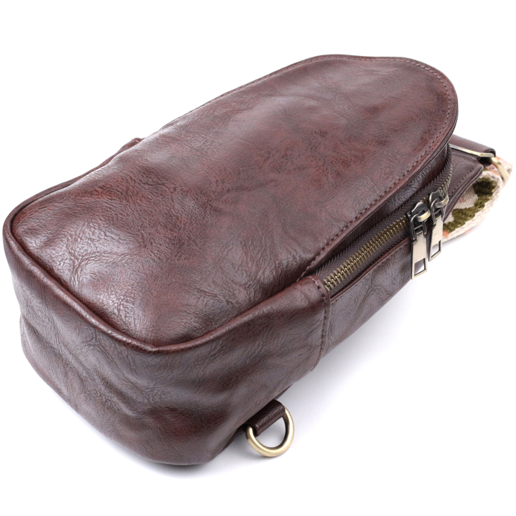 Сумка Vintage З екошкіри Коричнева (22794) - зображення 5