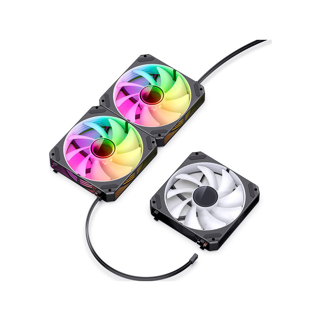 Кулер до корпусу JONSBO ZG-120B Black - зображення 3