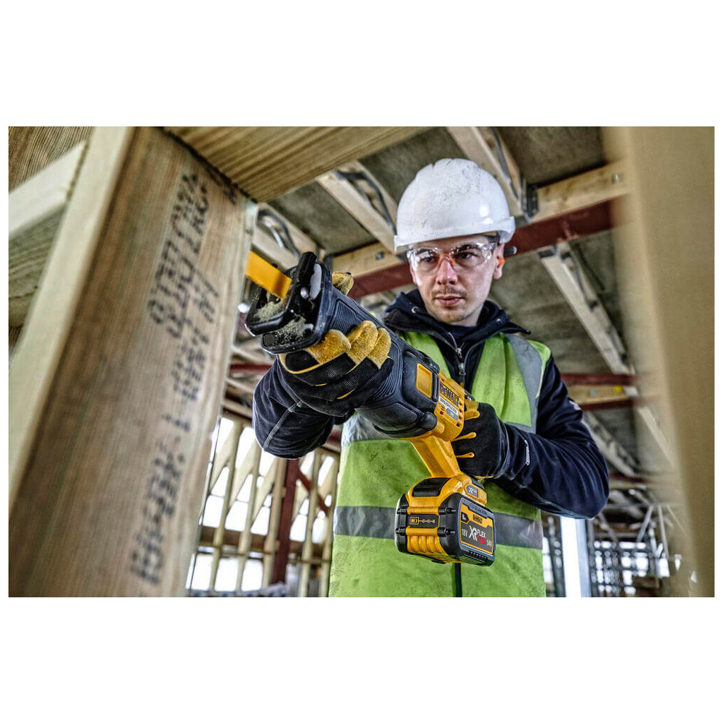 Шабельна пила DeWALT 54В XR FLEXVOLT Li-lon, 0 - 3000 ход/хв, 3.54 кг, TSTAK (без АКБ та ЗП) (DCS389NT) - изображение 6