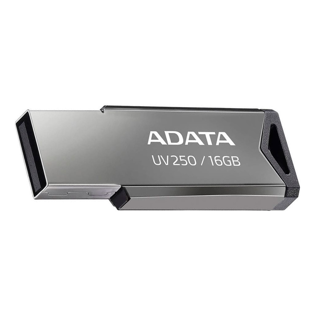 USB флеш накопичувач ADATA 16GB AUV 250 Silver USB 2.0 (AUV250-16G-RBK) - зображення 1