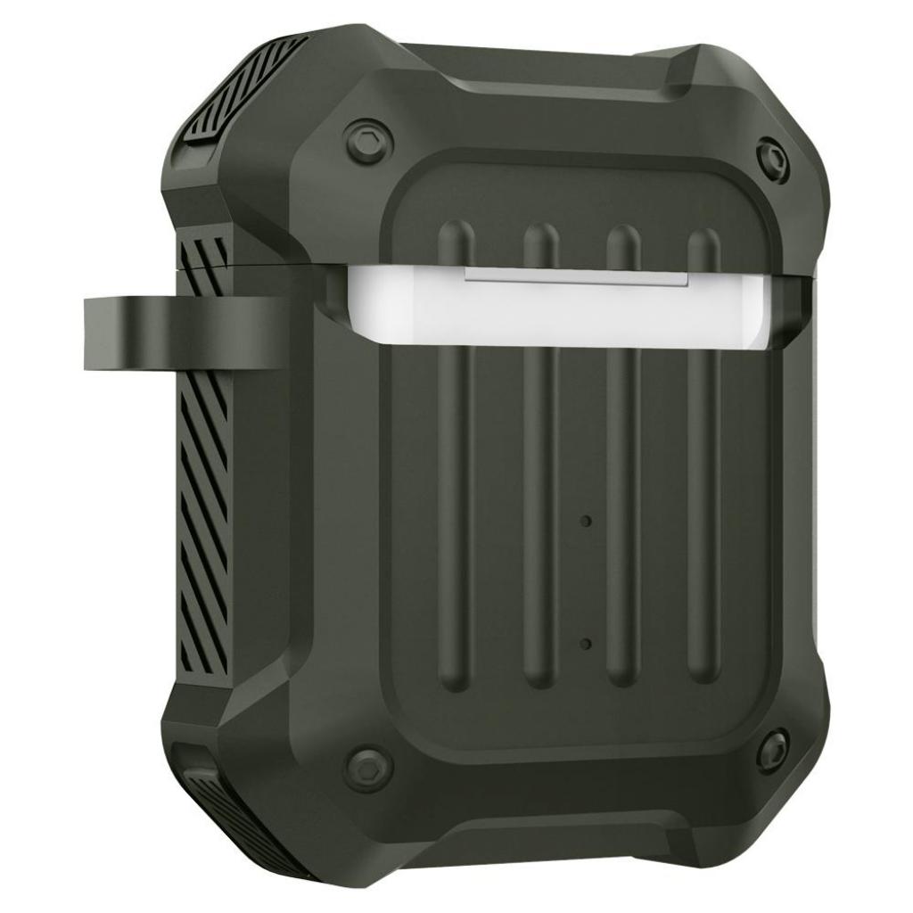 Чохол для навушників Spigen для Airpods Tough Armor Military Green (074CS26499) - зображення 4