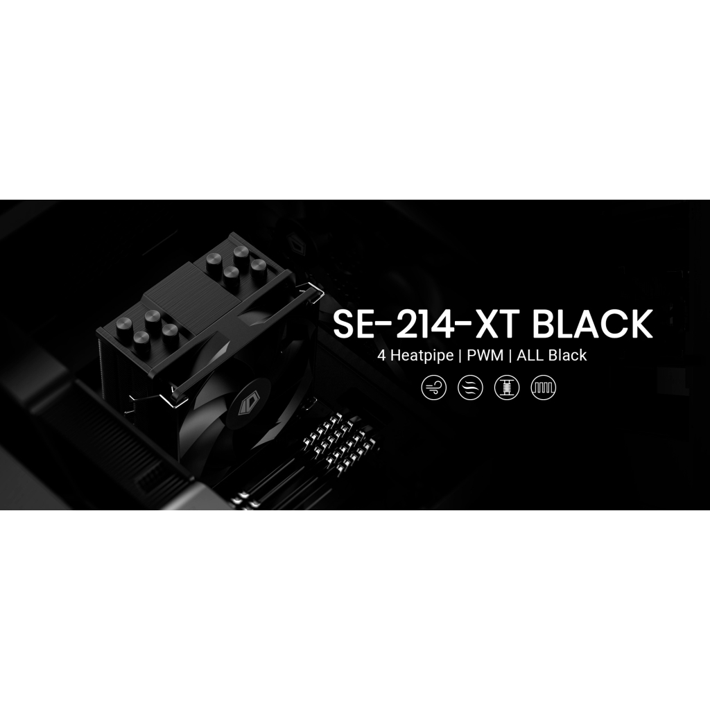 Кулер до процесора ID-Cooling SE-214-XT Black - зображення 9