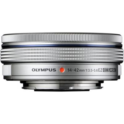 Об'єктив Olympus EZ-M1442-EZ 14-42mm pancake Silver (V314070SE000) - зображення 2