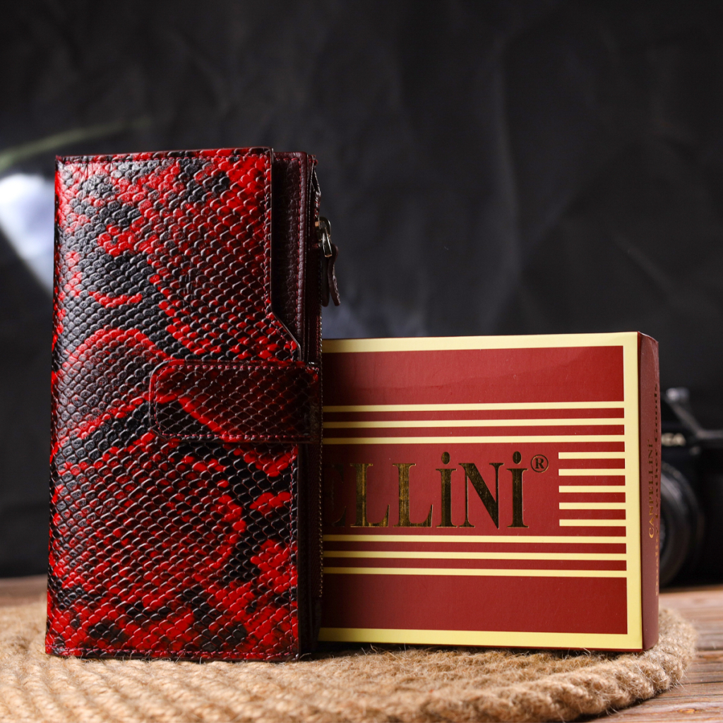 Гаманець Canpellini З натуральної шкіри Різнобарвний (21647) - зображення 11