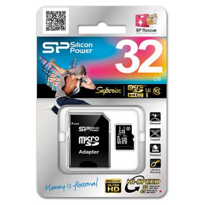 Карта пам'яті Silicon Power 32GB microSD Class10 UHS-I U3 (SP032GBSTHDU3V10SP) - зображення 3