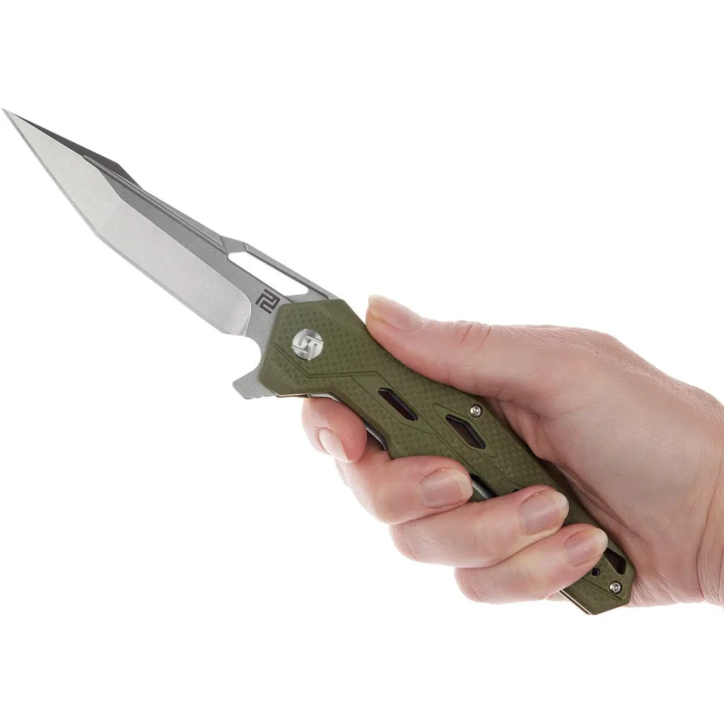 Ніж Artisan Bombardier G-10 Green (1812P-SGN) - зображення 5