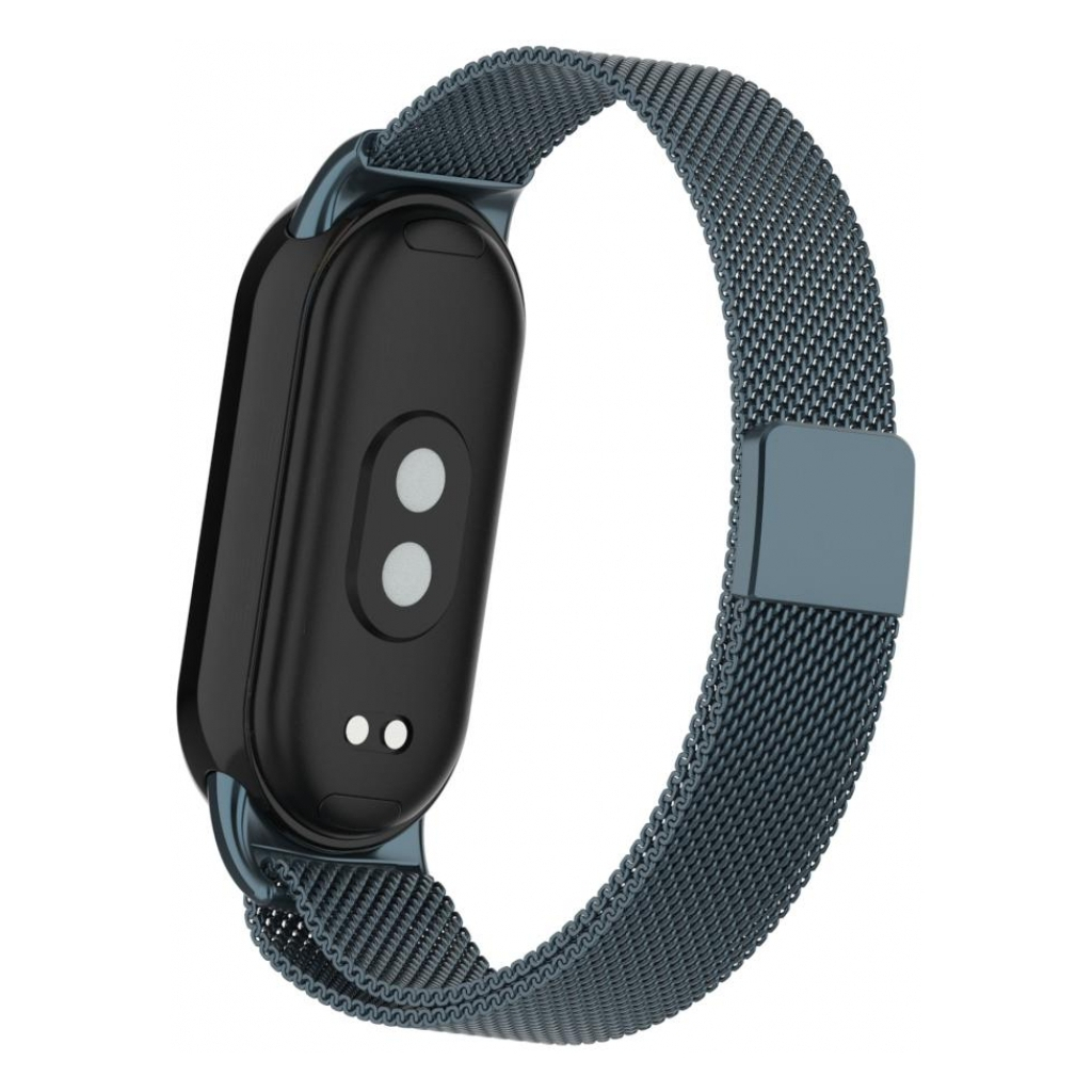Ремінець до фітнес браслета Armorstandart Milanese Magnetic Band для Xiaomi Mi Band 8 Titanium Grey (ARM69918) - зображення 2
