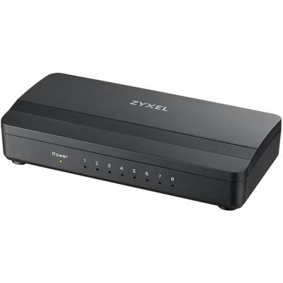 Комутатор мережевий ZyXel GS-108S V2 (GS-108SV2-EU0101F) - зображення 1