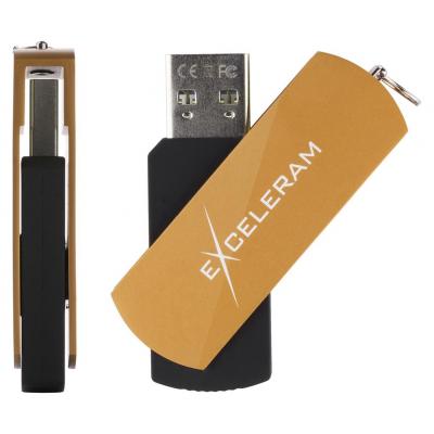 USB флеш накопичувач eXceleram 32GB P2 Series Brown/Black USB 2.0 (EXP2U2BRB32) - зображення 4